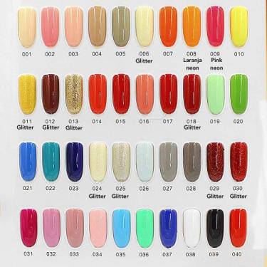 Imagem de Esmalte em gel d&z linha a 7,5ml para unhas uv led, 010