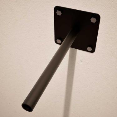 Imagem de Suporte Barra de Peso Parede  Suporte Halteres e Anilhas Viking - 30cm
