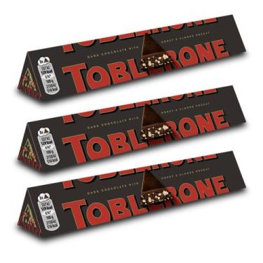 Imagem de Chocolate Suíço Toblerone Dark Kit 3 Unidades de 100g