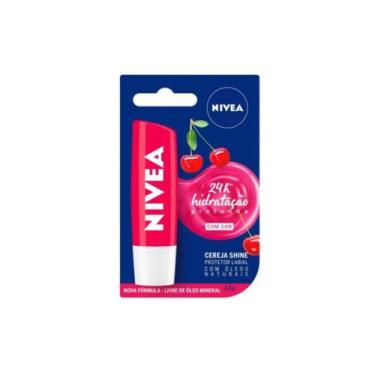 Imagem de Protetor Labial Nivea - Com Cor - Cereja Shine - 4,8g