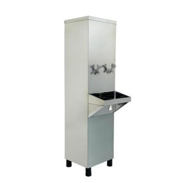 Imagem de BEBEDOURO INDUSTRIAL DE AGUA GELADA PURIFICADOR DE COLUNA EM AÇO INOX 