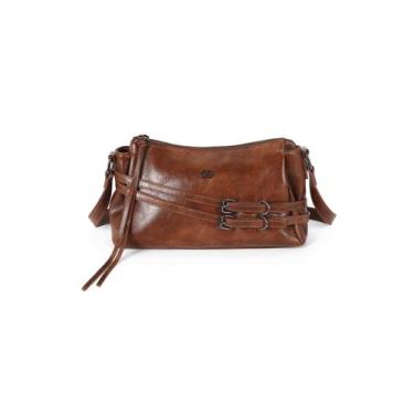 Imagem de Bolsa Sarah Transversal Feminina Gash, Marrom, Único
