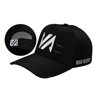 Imagem de Boné Trucker para Pesca Mar Negro Esportivo -, Preto