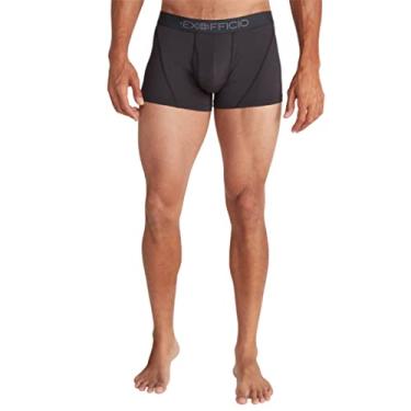 Imagem de ExOfficio Cueca boxer masculina Give-n-Go Sport Mesh 2.0, 7,6 cm, preto/preto, GG