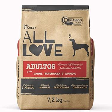 Imagem de All Love - Ração Orgânica para Cães Adultos | Carne, Beterraba & Quinoa 7,2 kg