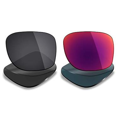 Imagem de Mryok 2 pares de lentes polarizadas de substituição para óculos de sol Oakley Plaintiff Squared – Opções