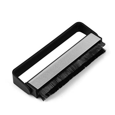 Imagem de Limpador de discos de vinil removedor de poeira portátil de fibra de carbono antiestática de disco de limpeza de disco de vinil para registro de vinil LP