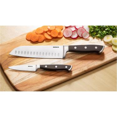 Imagem de Faca Brinox em Aço Inox Santoku Infinity 7 Polegadas