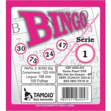 Imagem de Bloco Bingo Color Rosa 6004 - Tamoio