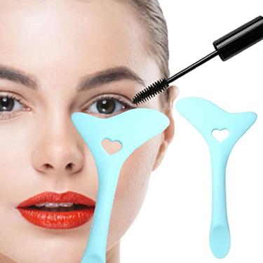 Imagem de Delineador,Auxiliar delineador silicone reutilizável - Auxiliar desenho rímel, auxiliar uso batom, aplicador creme facial, ferramenta aplicador delineador