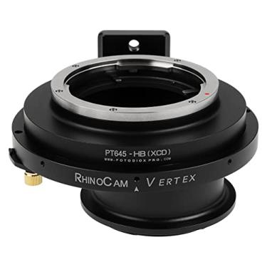 Imagem de Adaptador de costura rotativa RhinoCam Vertex, compatível com lente SLR de montagem Pentax 645 (P645) para câmeras sem espelho de montagem Hasselblad X-System (XCD)