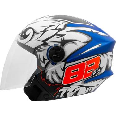 Imagem de Capacete Aberto Pro Tork New Liberty 3 Three GP 88 Azul fosco 60