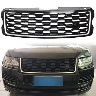 Imagem de FINMOKAL Grade superior para para-choque dianteiro de malha Land Rover Range Rover Vogue L405 2013-2017