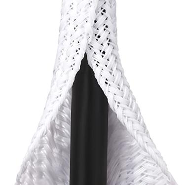 Imagem de Manga de cabo branca de 6 m – 0,6 cm, organizador de cabos para computador de mesa, PC, TV, capa protetora de arame, gerenciamento de cabos para home office