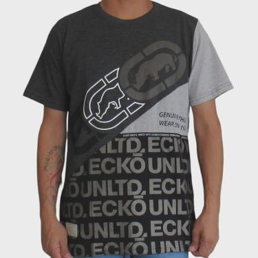 Imagem de Camiseta Ecko Especial Estampada Ref. U436A - Preto Grafite