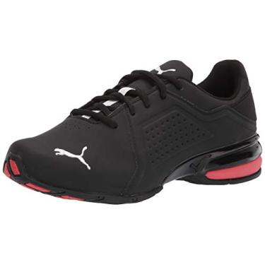 Imagem de PUMA Viz Runner masculino, Largo-puma branco-puma preto, 8 Wide