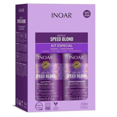 Imagem de Inoar Kit Shampoo E Condicionador 250ml Speed Blond