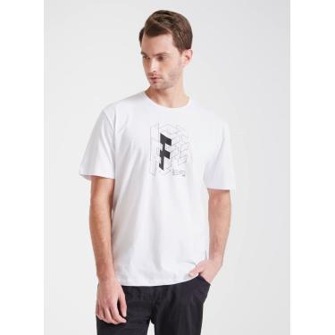 Imagem de Camiseta Estampada Forum Masculino Branco XGG