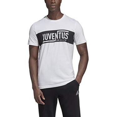 Imagem de Adidas Juventus Str Camiseta para adultos (DX9207), Branco, Small