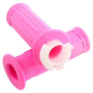 Imagem de figatia 2 peças de punhos de guidão de motocicleta para PW50, substituição de mini bicicleta suja, rosa