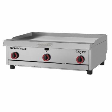 Imagem de Chapa Bifeteira a Gás 90 cm Premium Metalcubas CHP 90