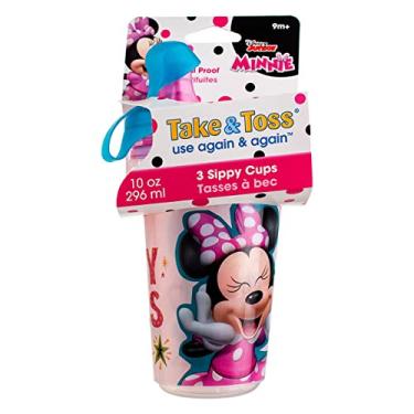 Imagem de The First Years Toss Disney Sippy Cups, Minnie Mouse, 283 g, 3 Ct