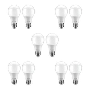 Imagem de Kit 10 Lâmpadas Bulbo Led Elgin 48Bled2f15yu A60 15W  6500K Branco Fri