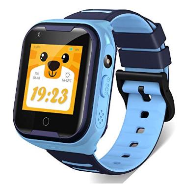 Imagem de Relógio SmartWatch Infantil Com Chamadas de Video 4G + Wi-fi GPS e Chip SimCard da Lefal Cold A36 na Cor (AZUL)