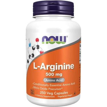 Imagem de L-Arginina Arginine 500Mg (250 Cápsulas) - Now Foods