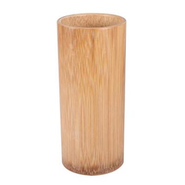 Imagem de Suporte de utensílios de cozinha de bambu Cabilock 2 peças, suporte de utensílios de cozinha para pauzinhos de armazenamento barril colher garfo organizador de talheres 20 cm