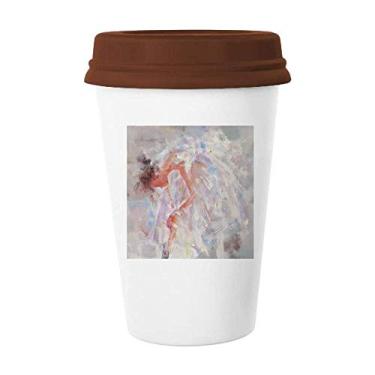 Imagem de Balé, menina, XJJ, caneca de pintura a óleo, copo de cerâmica para café