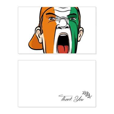 Imagem de Coate d'Ivoire boné de maquiagem facial cartão de agradecimento aniversário aniversário saudação casamento agradecimento