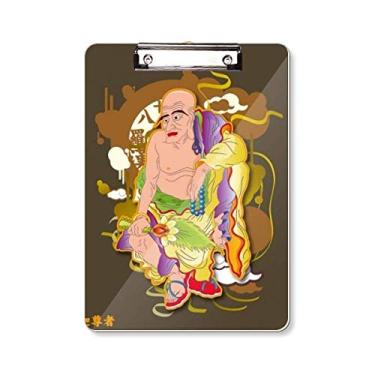 Imagem de Religião budista dezoito arhats padrão pasta prancheta placa de apoio A4