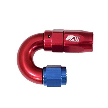 Imagem de Conexão 4AN / AN4 Curva 180° graus para Mangueira Aeroquip - American (Azul e Vermelha)