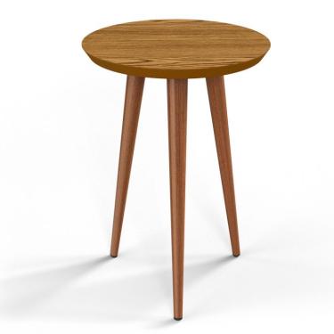 Imagem de Mesa Lateral Redonda Luna 440 Cumarú