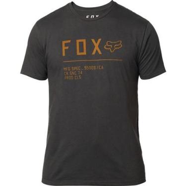 Imagem de Camiseta Fox Non Stop Premium Preto/Laranja