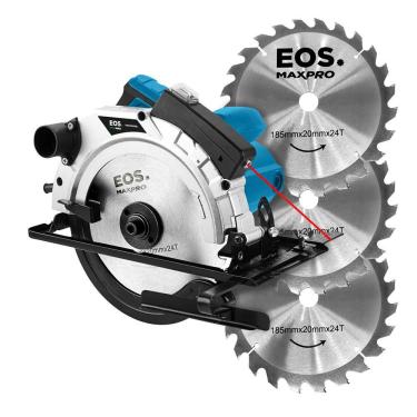 Imagem de Serra Circular Profissional 1500W ESC01Pro 127V Max Pro E 3 Discos de Corte - EOS