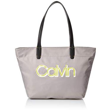 Imagem de Calvin Klein Bolsa pequena Organizacional de Nylon Celia, Combo cinza, One Size