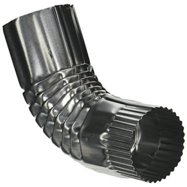 Imagem de AMERIMAX HOME PRODUCTS RC63P3 Cotovelo ondulado redondo galvanizado de 7,6 cm