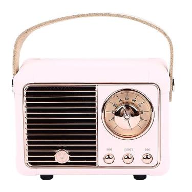 Imagem de Alto-falante Bluetooth retrô, Alto-falante Sem Fio Portátil de Mini Bolso, Portas USB Com Efeito de Subwoofer Poderoso, Chamada Viva-voz, Alto-falante Nostálgico para Escritório