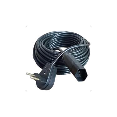 Imagem de Extensao Eletrica 10 Metros 10A/20A Cabo Prolongador PP 2x1,0mm Tomada Lampada Bivolt Bipolar Fio Grosso Gigante Flexivel