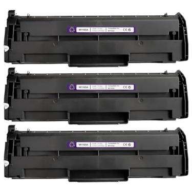 Imagem de Evolut/Byqualy/Oryon Cartucho de Toner 3 em 1 Compatível P/ Hp W105a W1105a 107a 107w 135a - Com Chip, Preto, Pronto Para Uso, Com Rendimento Médio De 1000 Páginas