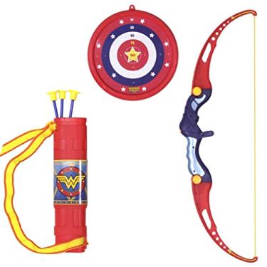 Imagem de Mulher Maravilha 491400, Arco e Flecha, Vermelho e Azul