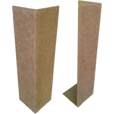 Imagem de Arranhador para Gatos de canto Sofá Gatto Karino - Kit 2un Carpete (Bege Castor, 60 cm)