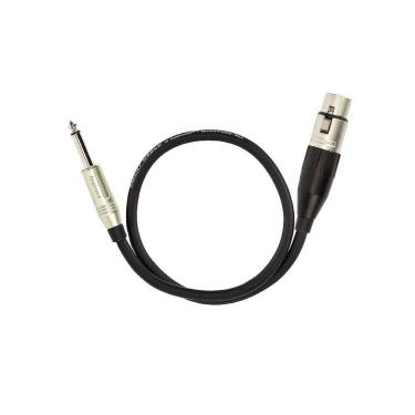 Imagem de Cabo De Microfone P10 Mono Para Xlr Femea Amphenol - 50 Cm