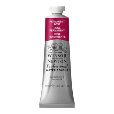 Imagem de Winsor & Newton Aquarela profissional, tubo de 37 ml, rosa permanente