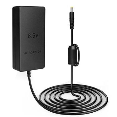 Imagem de Adaptador de cabo de alimentação TNP PS2 Slim – acessórios de substituição de cabo de carregador CA para PlayStation 2 Slim – cabo de alimentação sobressalente Playstation 2 série 7000 9000 console de jogos (preto)