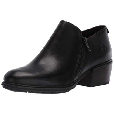 Imagem de Timberland Bota feminina Sutherlin Bay Shootie no tornozelo, Grão integral preto, 6.5