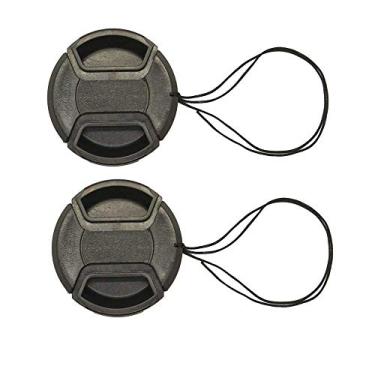 Imagem de Tampa de lente de 49 mm compatível com Canon EOS R10 R100 R50 com RF-S18-45 mm, para M50 com EF-M 15-45 mm [2 unidades]