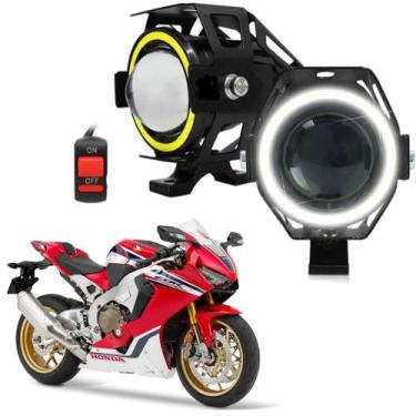 Imagem de Par Farol Milha Moto CBR1000RR 2004 2005 2006 2007 2008 2009 2010 2011